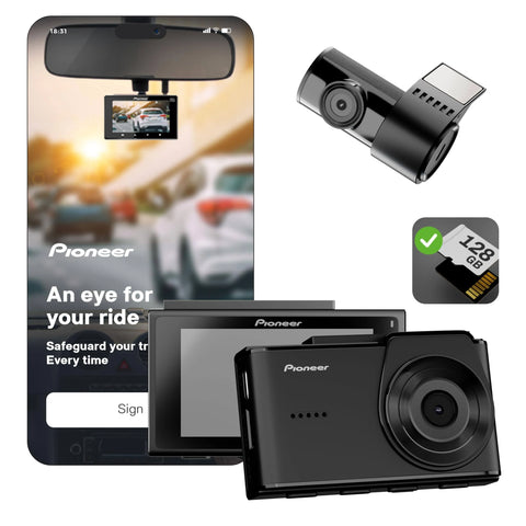 Pioneer VREC-H520DC  premium dual-channel dash camera