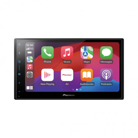 Pioneer DMH-ZF9650BT Car Stereos Direct key to quickly access the Apple CarPlay or Android Auto GUI.