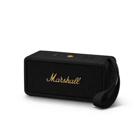 Marshall Middleton Portable Bluetooth Speaker (Black & Brass)