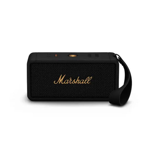 Marshall Middleton Portable Bluetooth Speaker (Black & Brass)